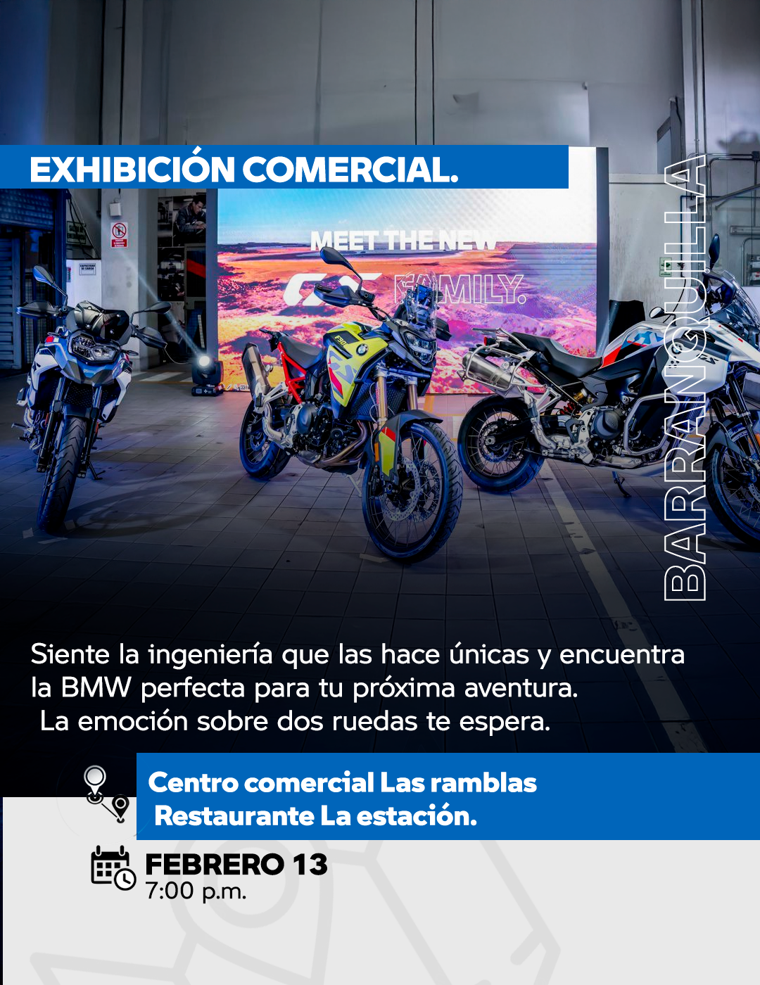 Exhibición comercial las ramblas