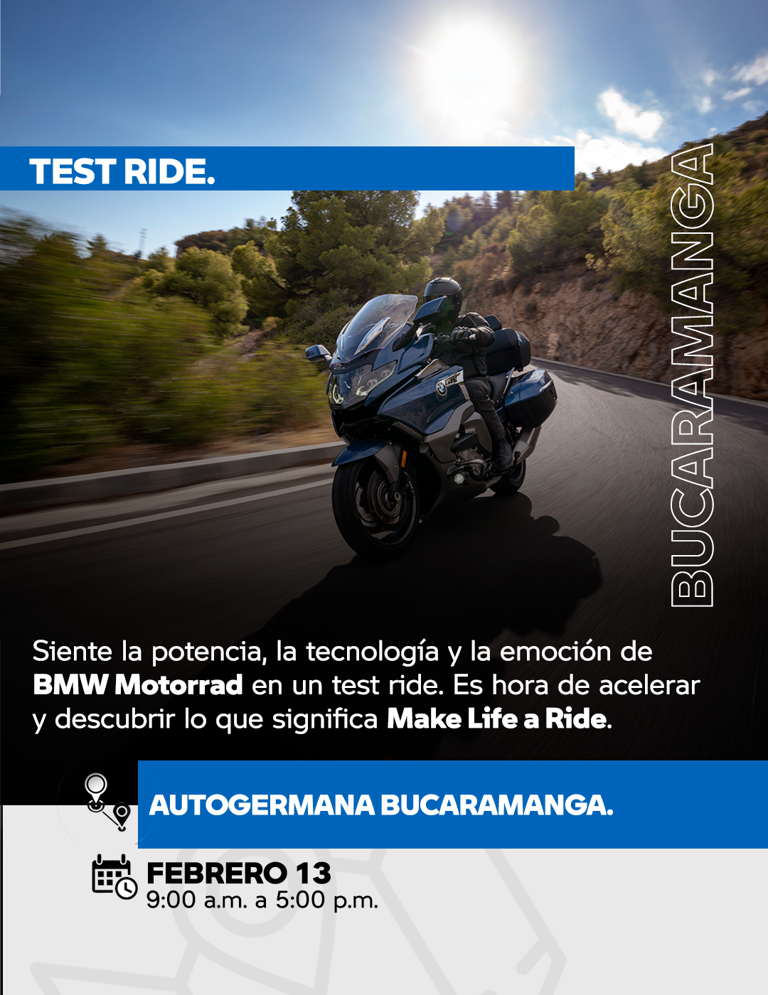 TEST RIDE BUCARAMANGA+